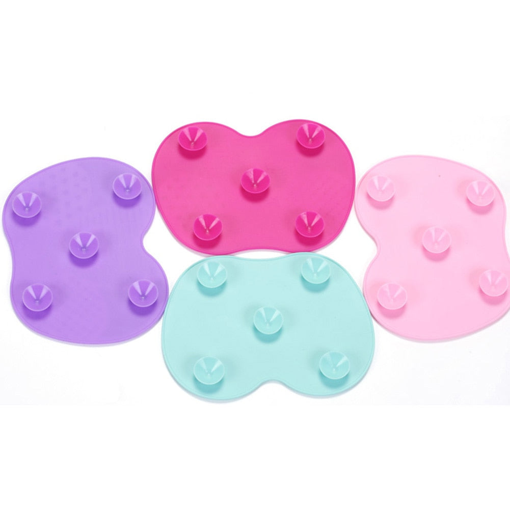 1PC Silicone Makeup brush cleaner Pad Make Up Various colors