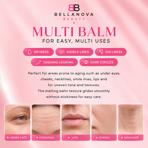 Pink Collagen Multi-Effect Essence Balm Volume Multi Balm Multi-Effect Scented Balm