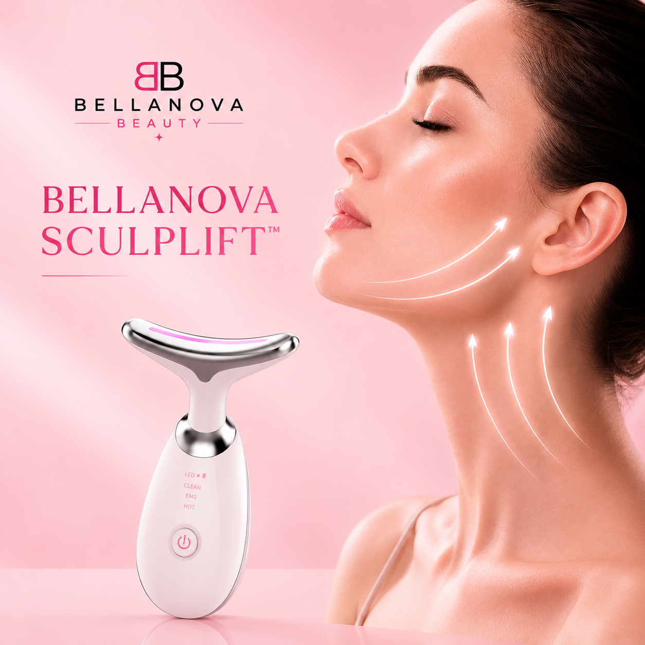 Sculplift Facial Massager 7 Color Led Light & Ems