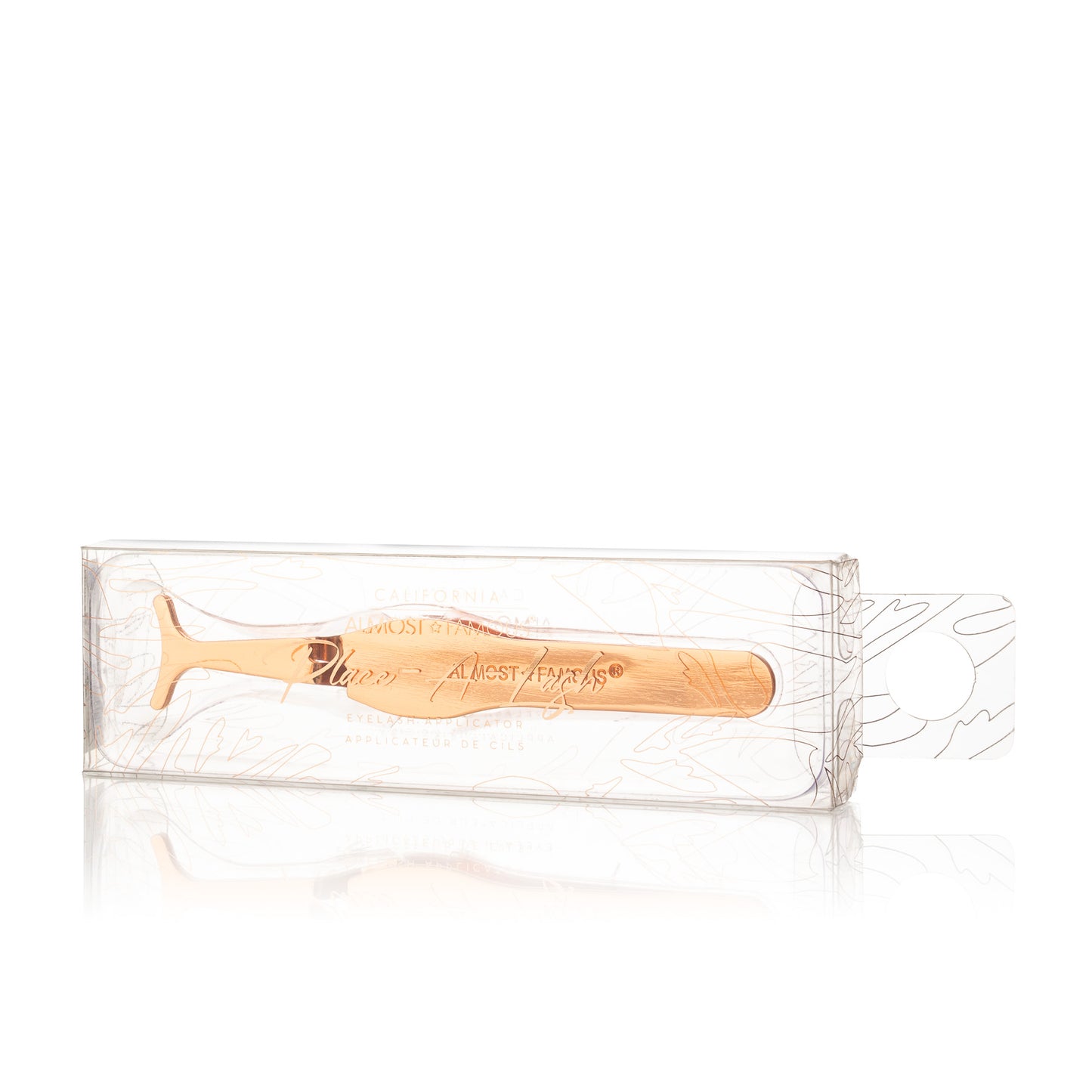 Magnetic Eyelash Applicator Tweezers - Rose Gold By Almost Famous
